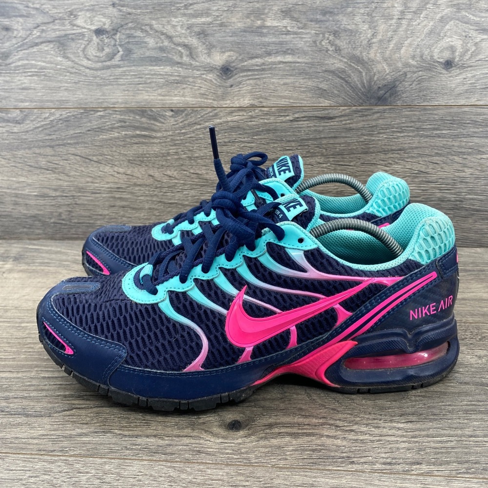 Nike Air Torch 4 Women Size 10 Navy Pink Teal Running Shoes CN2160-400